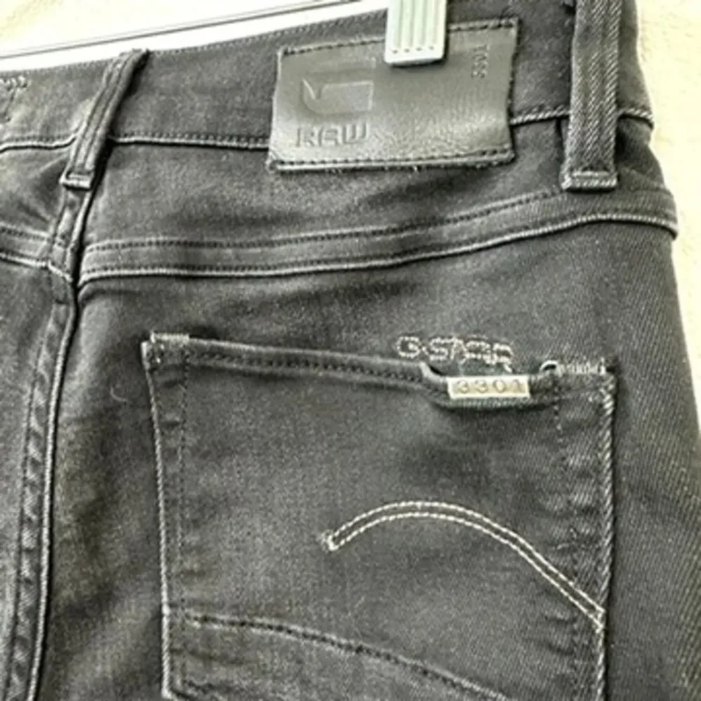 G-Star Raw 3301 Contour Skinny Jeans,‎ Size 26, Black